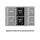 Teclado Con Cable Genius Slimstar 820 Iluminado Usb Teclado Negro Idioma Español España