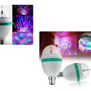 Bombillo Rotativo De Colores Bola Navideña Giratoria Luces