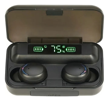 Fone de ouvido in-ear sem fio TWS F9-5 BTH-F9-5 negro