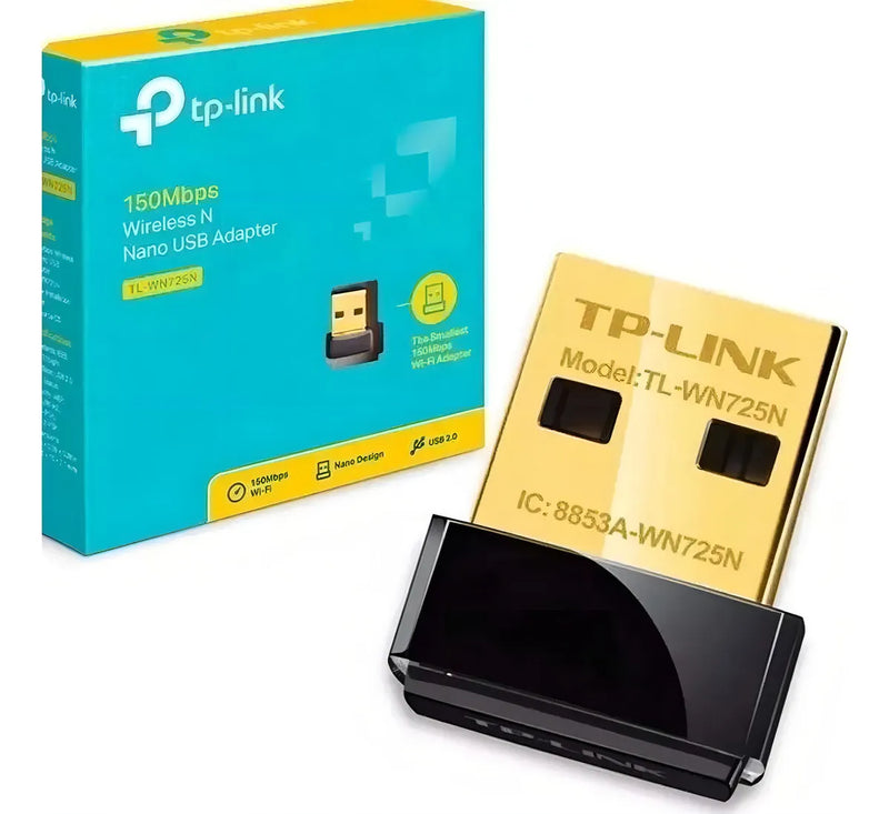 Adaptador De Red Tplink Nano Usb N 2.4 Ghz, 150mbps