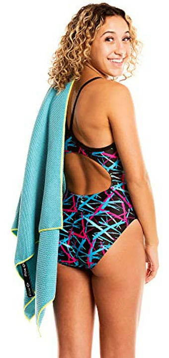 Toalla Con Capucha De Microfibra Para Natación - Secado Rápi