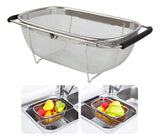 Ajioda Colador Ovalado De Acero Inoxidable De 4 Cuartos De G