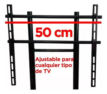 Soporte Pedestal Con Ruedas Para Tv 32 - 60 Precio Justo Negro