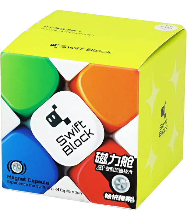 Cubo Mágico GAN 3x3x3 Swift Block Magnético Stickerless