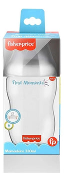Tetero 330 Ml Blanco Fisher Price Doble Systema Anticolicos