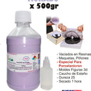 Caucho Silicona Moldes Mold 25 Liquido X500g Esculturas