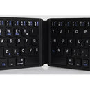Teclado Plegable Inalámbrico Bluetooth Tk 1010 Color del teclado Negro