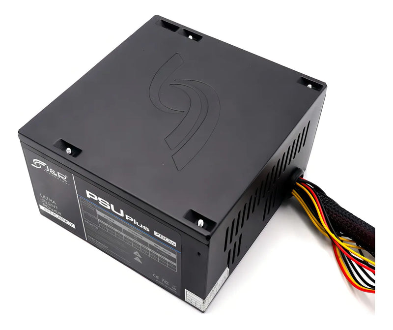 Fuente De Poder Para Pc J&r Psu 008 780w Cables Extra Largos Color Negro