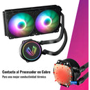 Refrigeración Líquida Vetroo V240 240mm Argb Hasta 250 Tdp
