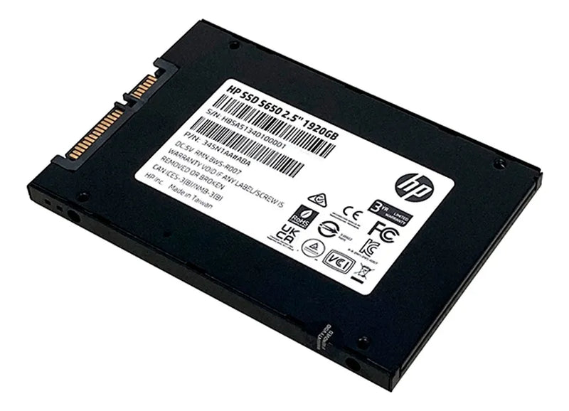 Disco Estado Solido Ssd 480gb Hp S650 Sata Iii 3d Nand 2.5mm