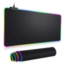 Mouse Pad Gamer Rgb Led 30x80cm Tapete Almohadilla Grande Negro