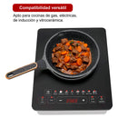 Set x 3 Sartenes Antiadherentes en Granito de Diferentes Tamaños, Cocina Saludable sin Aceite, Resistencia al Calor, Mango Ergonómico y Fácil Limpieza, Aptas para Todo Tipo de Estufa