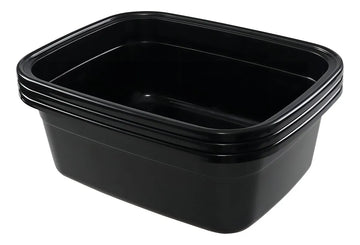 Vababa Paquete De 3 Baneras Grandes Color Negro, Lavabo De 1
