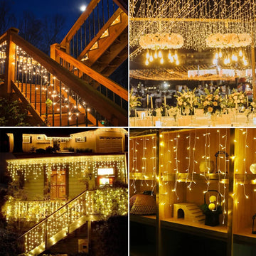 Decoracion Navidena Iluminada Led Exterior 400 Luces