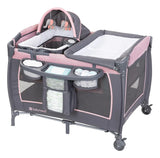 Sistema De Viaje Passport Cargo De Bambú Gris Con Moisés