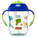 Vaso de entrenamiento Fisher Price con pajita blanda y pajita, 270 ml