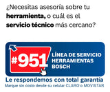 Taladro Percutor Professional 1 Bateria Bosch Gsb 185 Li +1b Azul Petróleo