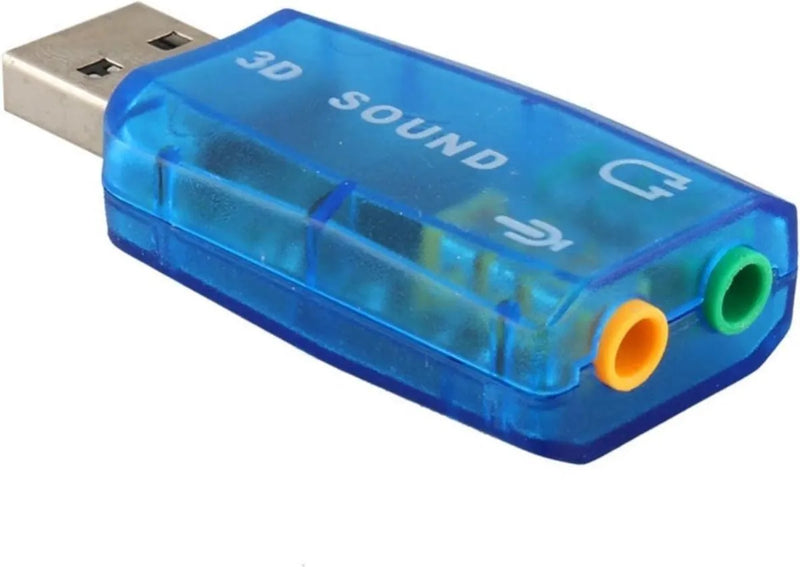 Tarjeta De Sonido 5.1 Externa Usb 2.0 Audio Y Sonido