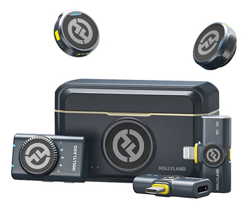 Hollyland Lark M2 Combo Duo Microfono Ios Android Dslr Apple Color Negro