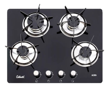 Estufa De Empotrar Vidrio 5883 Gas Natural Negro