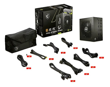 Fuente De Poder Msi Mag A750gl Pcie5 750w 80plusgold Fullmod
