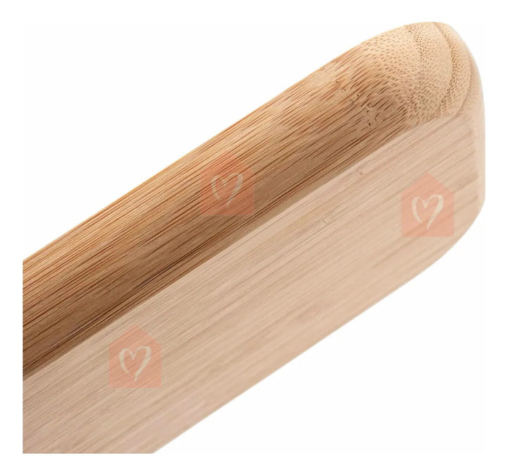 Bandeja De Bambú Para Servir Alimentos Mesa Y Cocina Lisa Madera