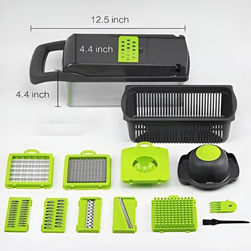 Picador Cortador De Verduras Frutas 1 Set 14 Piezas