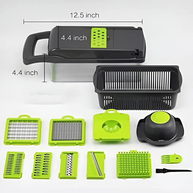 Picador Cortador De Verduras Frutas 1 Set 14 Piezas