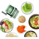 Cortador De Verduras Multifuncional 3 En 1 Cuchilla Rallador Verde Claro
