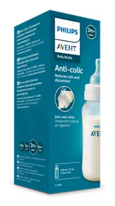 Tetero Válvula Anticólicos 11oz Avent