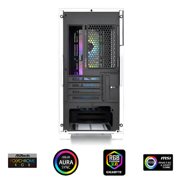 Microchasis Thermaltake Divider 170 Tg Blanco Argb + 2 Venti