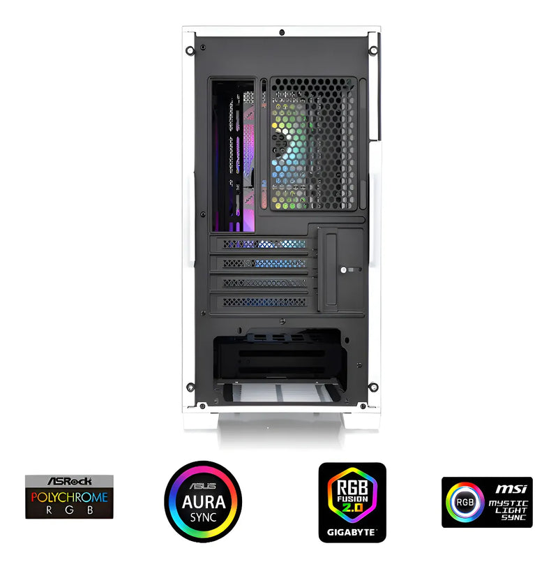Microchasis Thermaltake Divider 170 Tg Blanco Argb + 2 Venti
