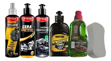 Kit Limpieza Vehiculos 12 Productos