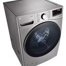 Lavadora Lg Carga Frontal 22 Kg 6 Motion Dd Thinq Plata Plateado