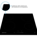 Estufa De Empotrar Vitrocerámica 60 Cm Cuatro Puestos Negro