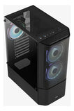 Gabinete Gamer Aerocool Quantum Mesh 3 Ventiladores Argb Negro