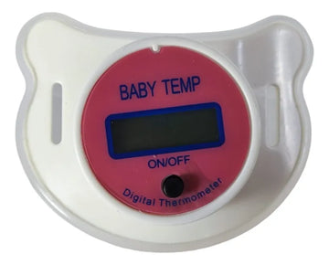 Chupete Infantil Termómetro Electrónico Pantalla Lcd Boca Blanco