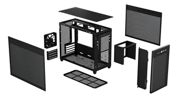 Gabinete Asus Prime Ap201 Usb 3.1 Tipo C Negro Micro Atx
