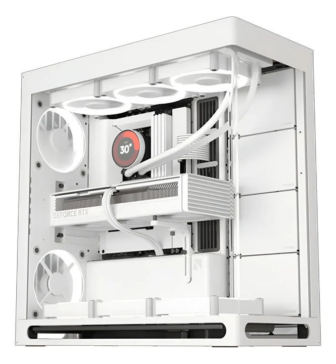Chasis Gamer E-atx Havn Hs 420 Blanca Base Alta Gama Blanco