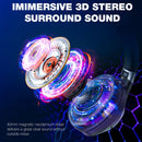 Audifonos Diadema Gamer Onikuma K15 Negros Con Luz Rgb Led