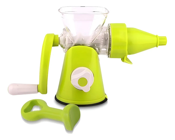 Extractor Exprimidor Manual De Frutas Y Verduras De Manivel Verde