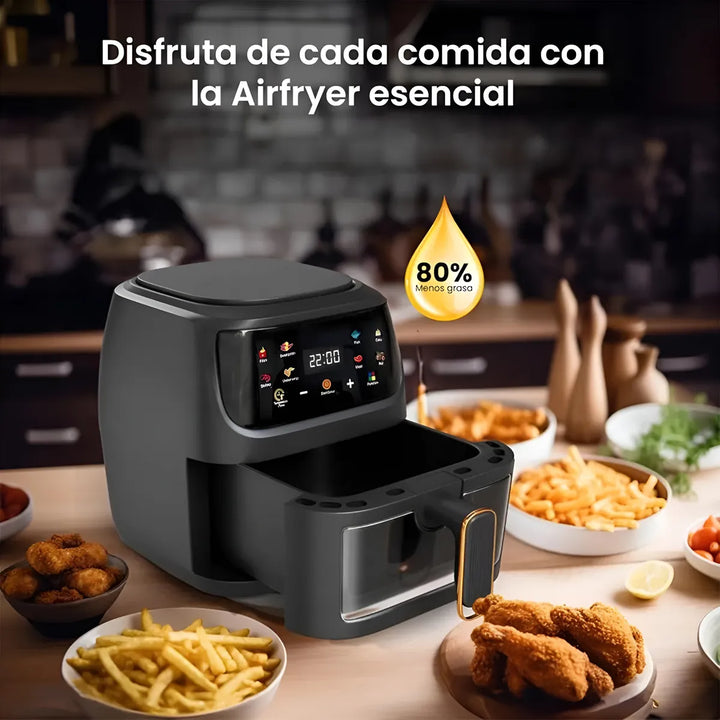 Freidora De Aire Airfryer Multifuncional Negro