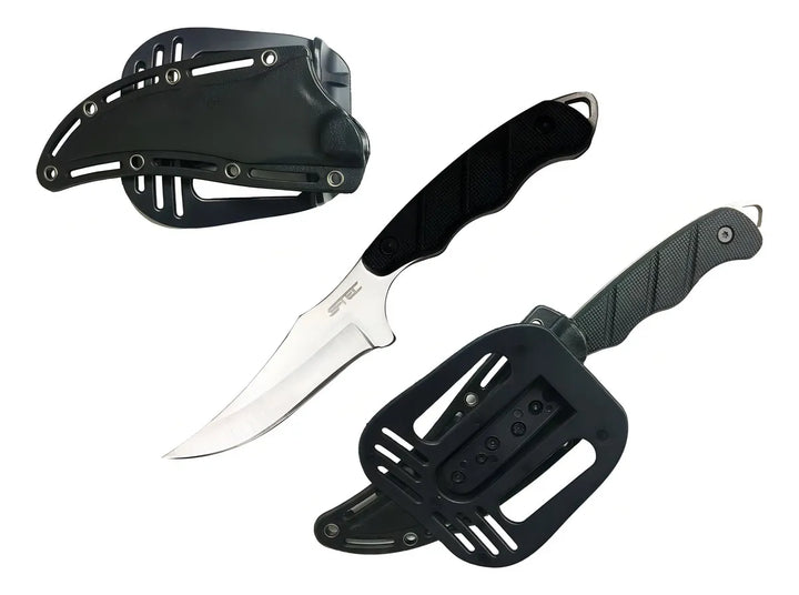 Cuchillo Tactico De Espiga Completa De 9 Pulgadas Con Funda