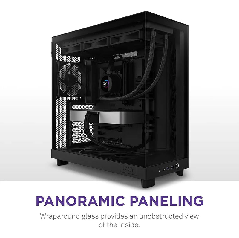 Nzxt H6 Flow | Cc-h61fb-01 | Caja Compacta De Flujo De Aire Black