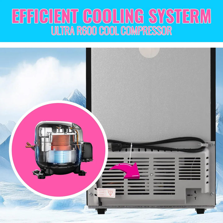 Mini Refrigerador Retro Doble Puerta Para Apartamento