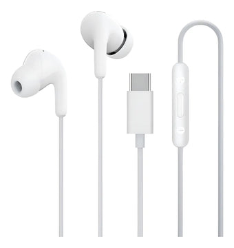 Xiaomi Auriculares Conexión Tipo C / Control Integrado, Wht Blanco
