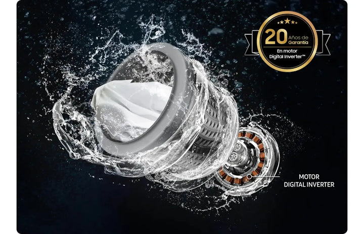 Lavadora Samsung Gris-negro Carga Superior Eco 13kg / 29lbs