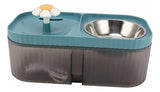 Plato Doble Mascotas Dispensador Agua Automático Puerto Usb Diseño