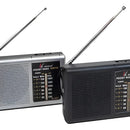 Radio Portatil Mini Am Fm Parlante Auriculares A Pilas Color Negro