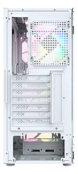 Chasis Gamer Xyz Airone 100 - Blanco , X6 Fans Argb